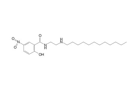 N-[2-(dodecylamino)ethyl]-5-nitrosalicylamide