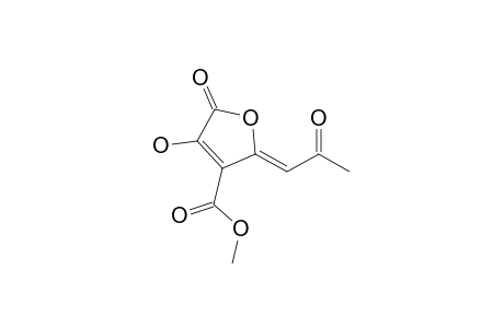 4-Methoxycarbonyl-3-hydroxy-5-(acetylmethylidene)dihydrofuran-2-one