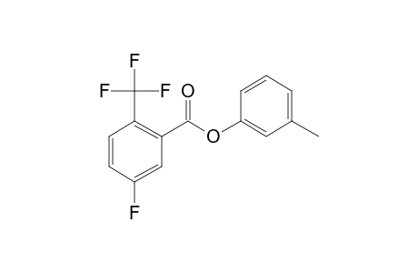 5-Fluoro-2-trifluoromethylbenzoic acid, 3-methylphenyl ester