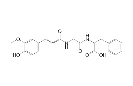 L-N-[N-(4-hydroxy-3-methoxycinnamoyl)glycyl]-3-phenylalanine