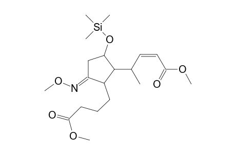 4-(2-(3-(methoxycarbonyl)propyl)-3-(methoxyimino)-5-(trimethylsiloxy)cyclopentyl)penta-2(Z)-enoic acid methyl ester