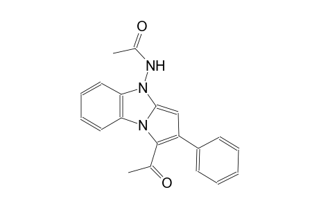 N-(1-acetyl-2-phenyl-4H-pyrrolo[1,2-a]benzimidazol-4-yl)acetamide