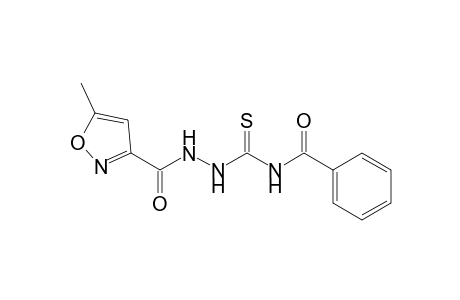 N4-Benzoyl-N1-(5-methylisoxazol-3-formyl)thiosemicarbazide