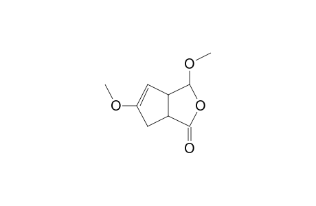 3-Oxabicyclo[3.3.0]oct-6-en-2-one, 4,7-bis(methoxy)-