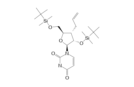 1-[3-C-ALLYL-2,5-O-BIS-(TERT.-BUTYLDIMETHYLSILYL)-BETA-D-PENTOFURANOSYL]-URACYL