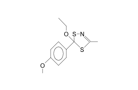 5-Ethoxy-5-(4-methoxy-phenyl)-3-methyl-5H-1,4,2-dithiazole