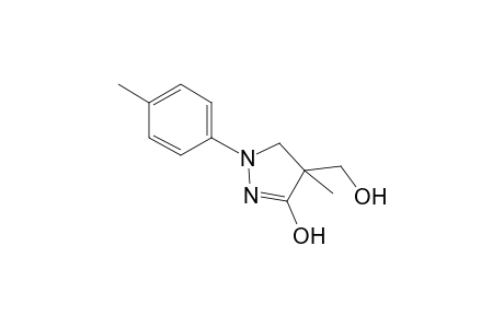 4-(hydroxymethyl)-4-methyl-1-(p-tolyl)-4,5-dihydro-1H-pyrazol-3-ol