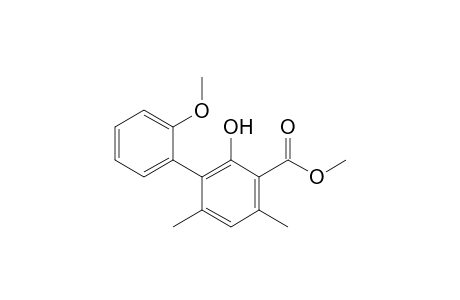 Methyl 4,6-dimethyl-3-(2-methoxyphenyl)salicylate