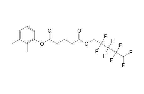 Glutaric acid, 2,2,3,3,4,4,5,5-octafluoropentyl 2,3-dimethylphenyl ester