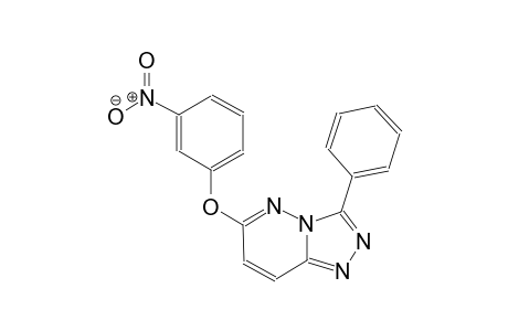 [1,2,4]triazolo[4,3-b]pyridazine, 6-(3-nitrophenoxy)-3-phenyl-