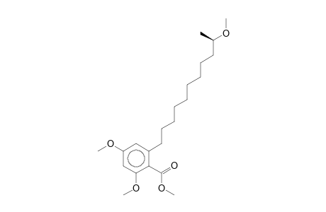 METHYL (10'R)-2,4-DIMETHOXY-6-(10'-METHOXYUNDECYL) BENZOATE