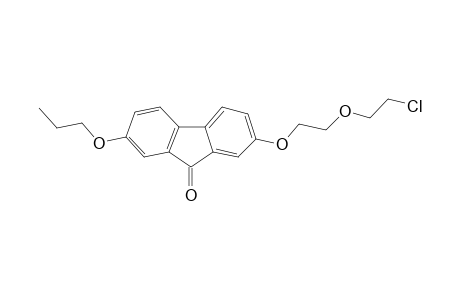 2-[2-(2-Chloro-ethoxy)-ethoxy]-7-propoxy-fluoren-9-one