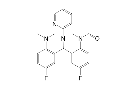 N-[2-[[2-(dimethylamino)-5-fluoranyl-phenyl]-(pyridin-2-ylamino)methyl]-4-fluoranyl-phenyl]-N-methyl-methanamide