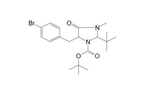 tert-Butyl 5-(4-bromobenzyl)-2-tert-butyl-3-methyl-4-oxo-1-imidazolidinecarboxylate