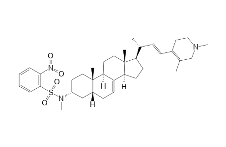 N-[(3.alpha.)-23-(1,3-Dimethyl-1,2,5,6-tetrahydropyridin-4-yl)-24-nor-5.alpha.,22E-chola-7,22-dien-3-yl]-N-methyl-2-nitrobenzenesulfonamide