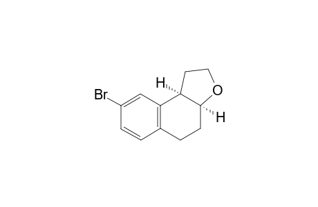 (3aR*, 9bS*)-8-bromo-1,2,3a,4,5,9b-Hexahydronaphtho[2,1-b]furan