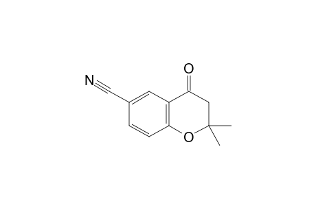 2,2-Dimethyl-4-oxochroman-6-carbonitrile