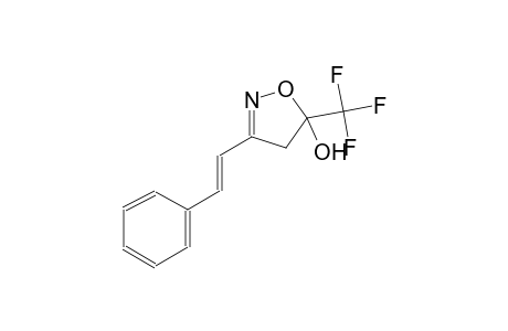 3-[(E)-2-phenylethenyl]-5-(trifluoromethyl)-4,5-dihydro-5-isoxazolol