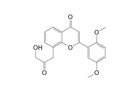 8-(3-HYDROXY-2-OXO-PROPYL)-2',5'-DIMETHOXYFLAVONE