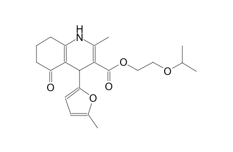 2-isopropoxyethyl 2-methyl-4-(5-methyl-2-furyl)-5-oxo-4,6,7,8-tetrahydro-1H-quinoline-3-carboxylate