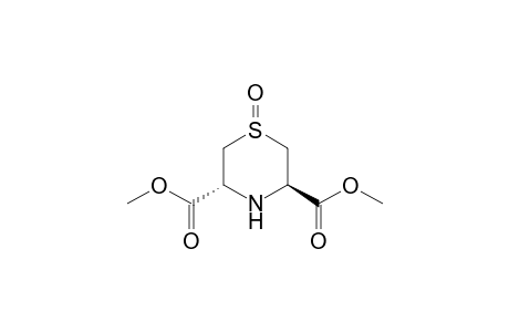 (3R,5R)-3,5-Bis(methoxycarbonyl)-1,4-thiazane-1-oxide