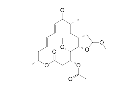 Carbonolide B methoxy acetal