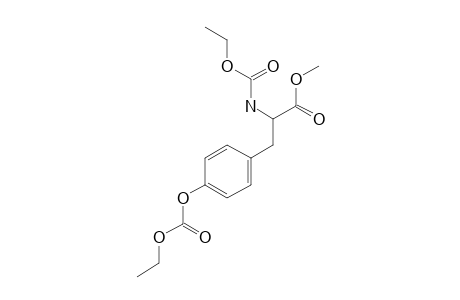 L-Tyrosine, N,o-bis(ethoxycarbonyl)-, methyl ester