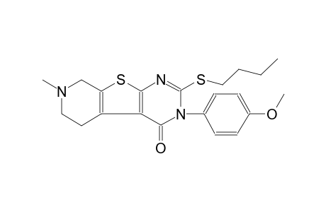 2-(butylsulfanyl)-3-(4-methoxyphenyl)-7-methyl-5,6,7,8-tetrahydropyrido[4',3':4,5]thieno[2,3-d]pyrimidin-4(3H)-one