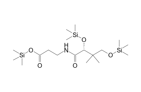 N-[2',4'-bis(Trimethylsilyloxy)-3',3'-dimethylbutyryl)-.O-(trimethylsilyl)-.beta.-alanine