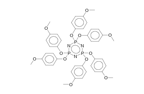 1,3,5,2,4,6-Triazatriphosphorine, 2,2,4,4,6,6-hexahydro-2,2,4,4,6,6-hexakis(4-methoxyphenoxy)-
