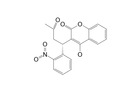 (S)-4-Hydroxy-3-[1-(2-nitrophenyl)-3-oxobutyl]-chromen-2-one