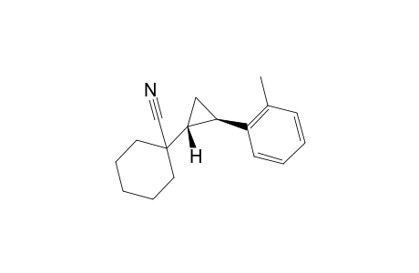 1-[(1R,2R)-2-(o-tolyl)cyclopropyl]cyclohexanecarbonitrile