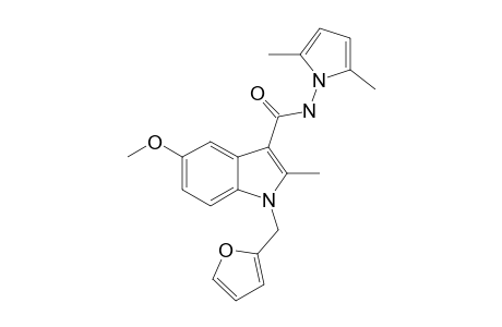 N-(2,5-dimethyl-1H-pyrrol-1-yl)-1-(furan-2-ylmethyl)-5-methoxy-2-methyl-1H-indole-3-carboxamide