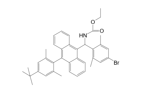 Ethyl N-[9-{10-(4-t-Butyl-2,6-dimethyl)phenyl}anthryl](4-bromo-2,6-dimethylphenyl)methylcarbamate