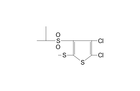 2,3-dichloro-4-(isopropylsulfonyl)-5-(methylthio)thiophene