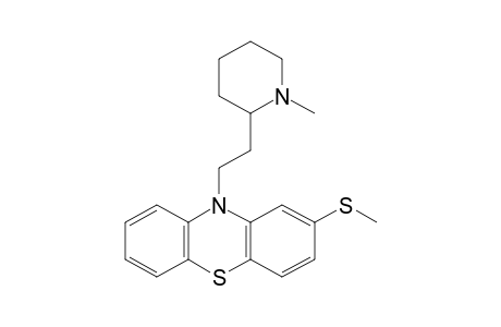 10H-Phenothiazine, 10-(2-(1-methyl-2-piperidinyl)ethyl)-2-(methylthio)-