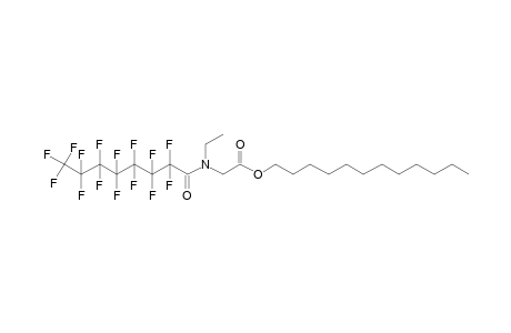 Glycine, N-ethyl-N-pentadecafluorooctanoyl-, dodecyl ester