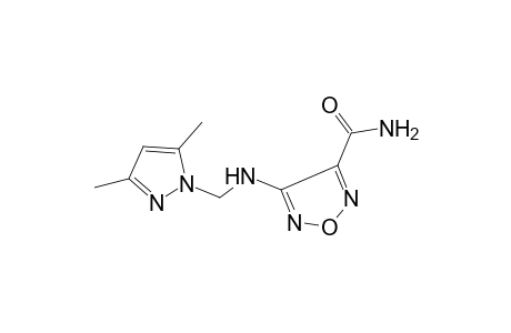 4-{[(3,5-dimethyl-1H-pyrazol-1-yl)methyl]amino}-1,2,5-oxadiazole-3-carboxamide