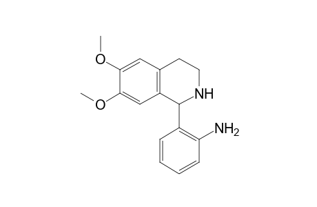 1-(o-AMINOPHENYL)-6,7-DIMETHOXY-1,2,3,4-TETRAHYDROISOQUINOLINE