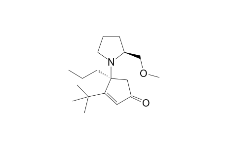 (4R/S,2'S)-3-tert-Butyl-4-[2'-(methoxymethyl)pyrrolidino]-4-propyl-2-cyclopentenone