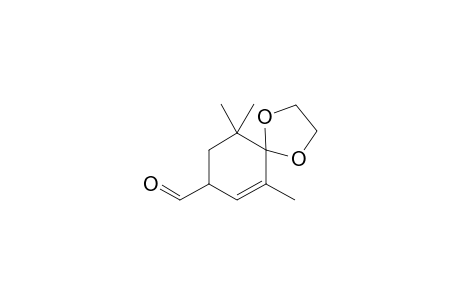 3,11,11-Trimethyl-1,4-dioxadispiro[4.5]dec-6-ene-8-carbaldehyde