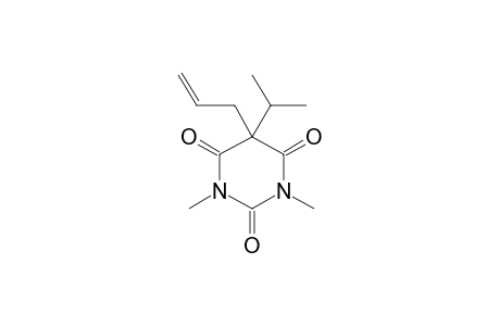 Barbituric acid, 5-allyl-5-isopropyl-1,3-dimethyl-