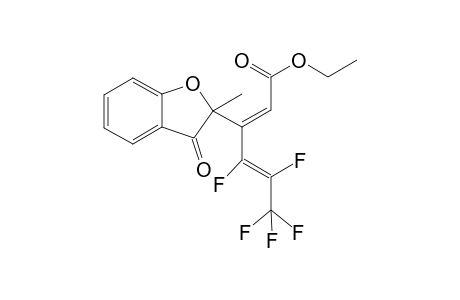 2-Methyl-2-[1-(Ethoxycarbonyl)-3,4,5,5,5-pentafluolopenta-1,3-dienyldihydrobenzo[d]furan