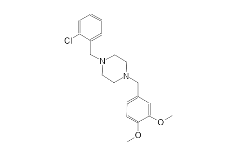 piperazine, 1-[(2-chlorophenyl)methyl]-4-[(3,4-dimethoxyphenyl)methyl]-