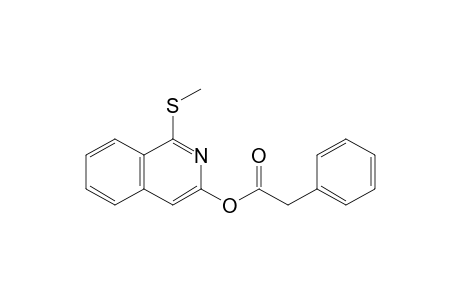 1-(METHYLTHIO)-ISOQUINOLIN-3-YL-PHENYLACETATE