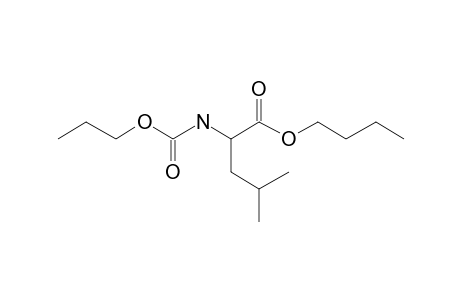 L-Leucine, N-propoxycarbonyl-, butyl ester