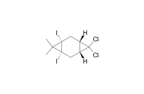 (1-ALPHA,3-BETA,5-BETA,7-ALPHA)-4,4-DICHLORO-1,7-DIIODO-8,8-DIMETHYLTRICYClO-[5.1.0.0]-OCTANE