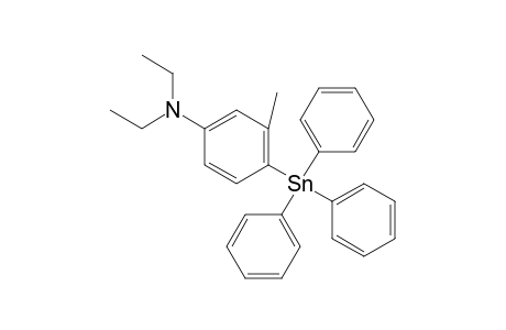 Benzenamine, N,N-diethyl-3-methyl-4-(triphenylstannyl)-