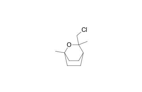 2-Oxabicyclo[2.2.2]octane, 3-(chloromethyl)-1,3-dimethyl-, (.+-.)-