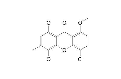 5-Chloro-1,4-dihydroxy-8-methoxy-3-methyl-9H-xanthen-9-one